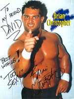 The Wrestling Fanatic Autograph Brian Christopher