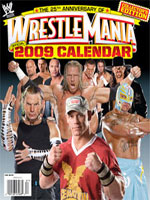 WWE WrestleMania 2009 Calendar