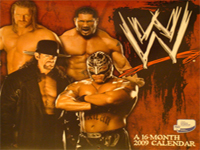 WWE 16-Month Calendar&nbsp; 2009